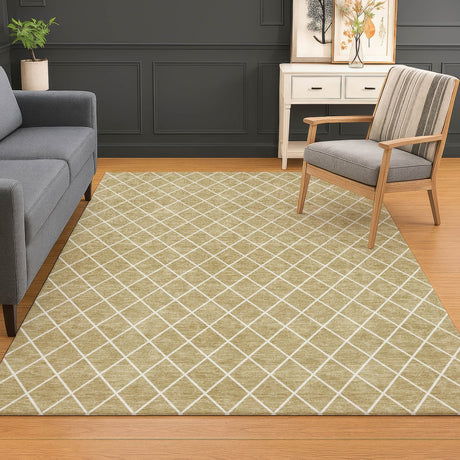 Dalyn The Reserve TR15 Walnut Rug shown in a room