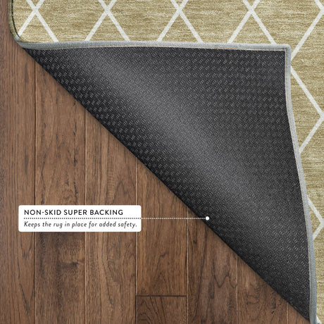 Dalyn The Reserve TR15 Walnut Rug backing detail