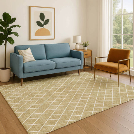 Dalyn The Reserve TR15 Walnut Rug shown in a room
