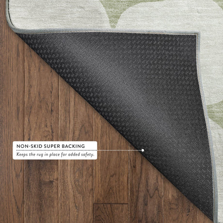 Dalyn The Reserve TR16 Aloe Rug backing detail