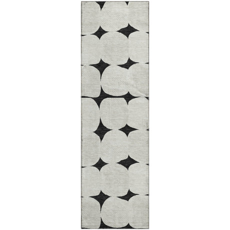 Dalyn The Reserve TR16 Black Rug runner rug