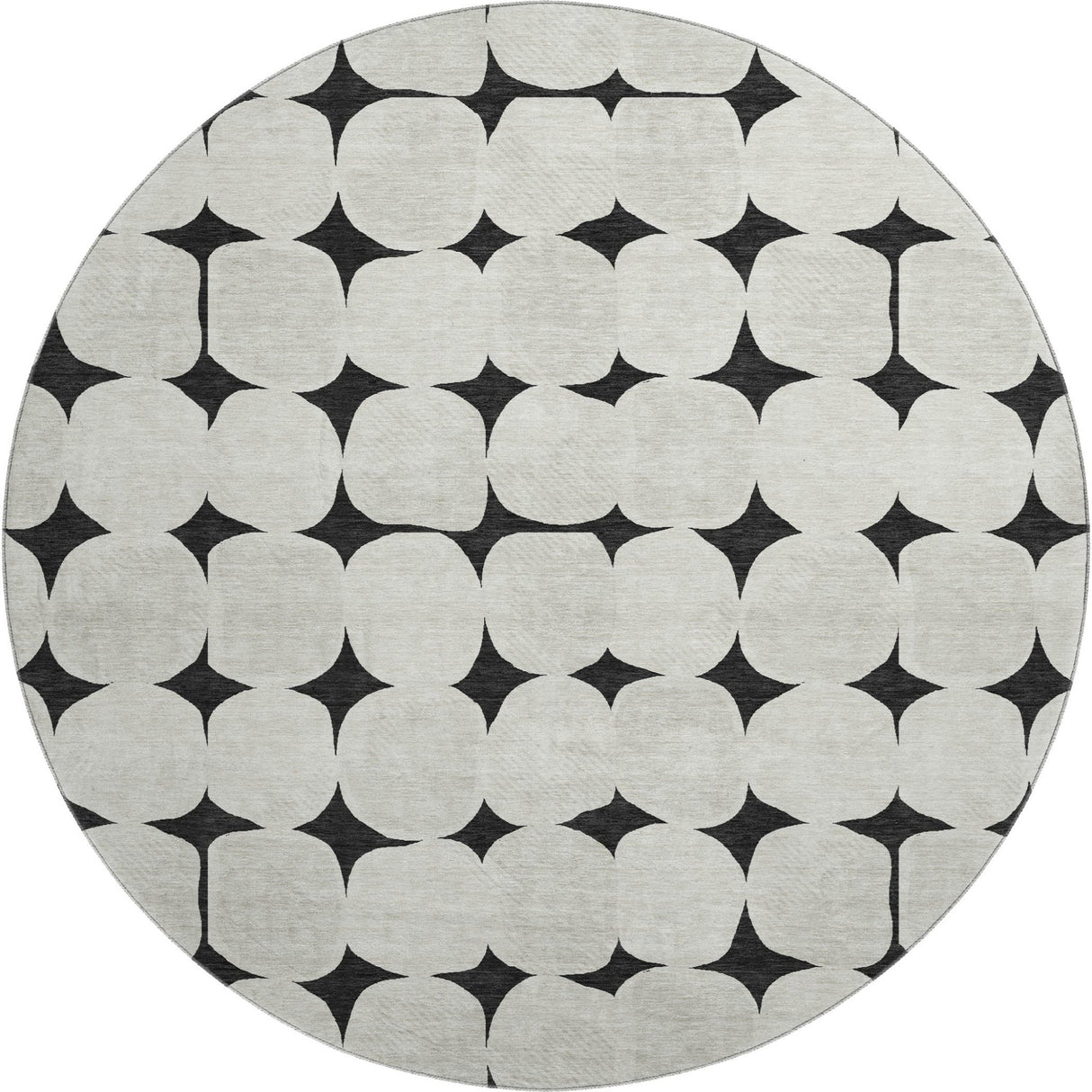 Dalyn The Reserve TR16 Black Rug round rug