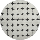 Dalyn The Reserve TR16 Black Rug round rug