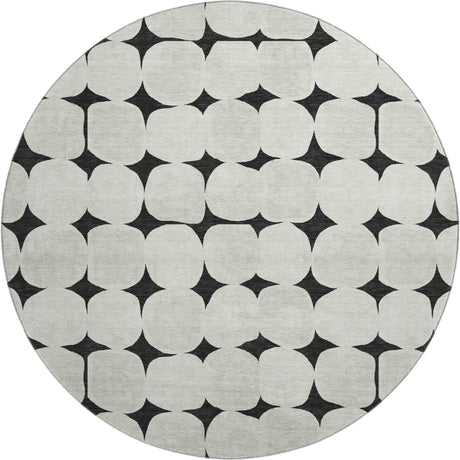 Dalyn The Reserve TR16 Black Rug round rug