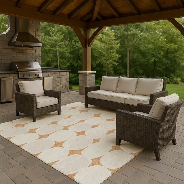 Dalyn The Reserve TR16 Copper Rug outdoor lifestyle image