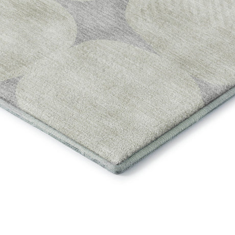 Dalyn The Reserve TR16 Gray Rug corner detail
