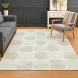 Dalyn The Reserve TR16 Ivory Rug shown in a room