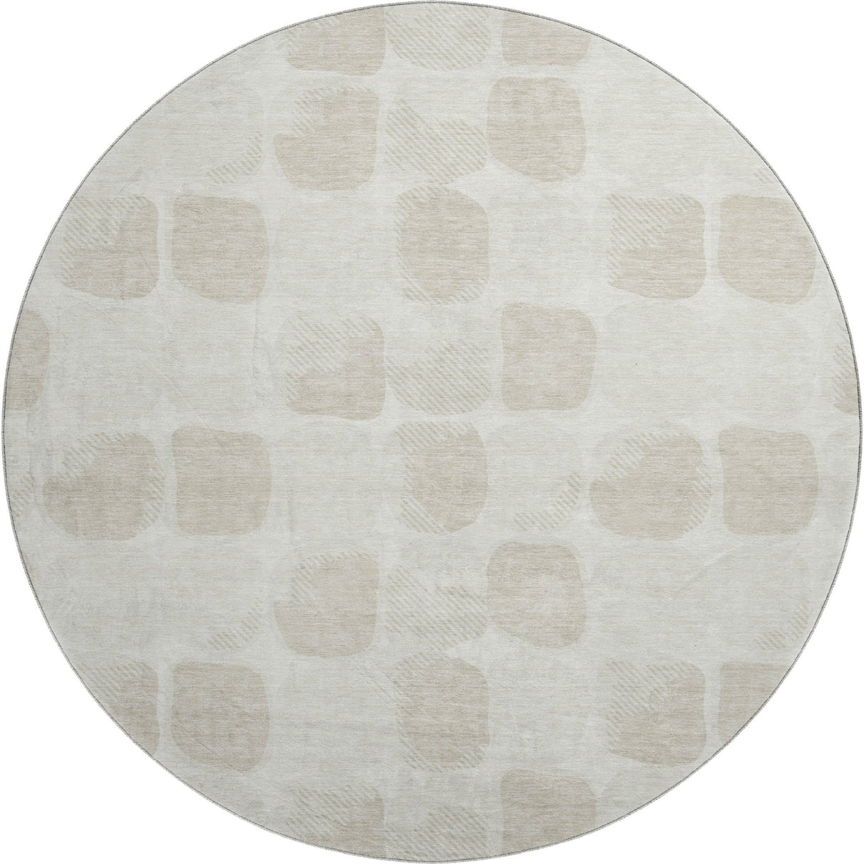 Dalyn The Reserve TR16 Ivory Rug round rug