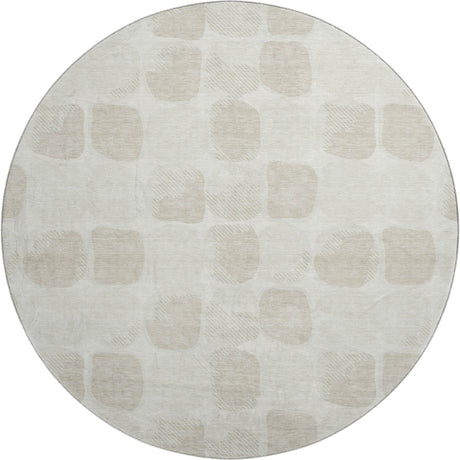 Dalyn The Reserve TR16 Ivory Rug round rug