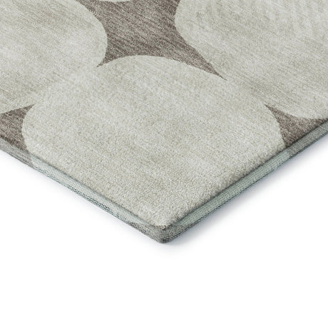 Dalyn The Reserve TR16 Taupe Rug corner detail