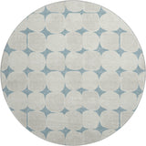 Dalyn The Reserve TR16 Teal Rug round rug