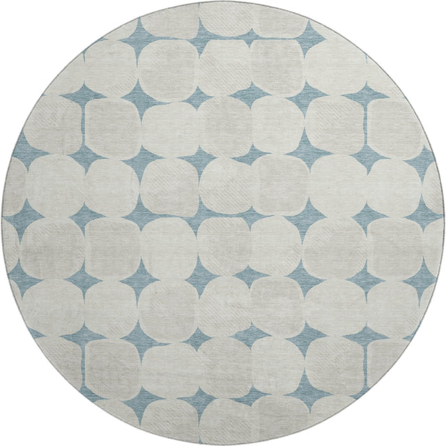 Dalyn The Reserve TR16 Teal Rug round rug