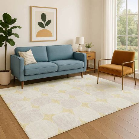 Dalyn The Reserve TR16 Wheat Rug shown in a room