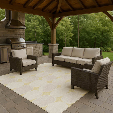 Dalyn The Reserve TR16 Wheat Rug outdoor lifestyle image