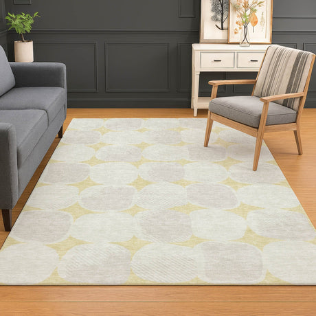Dalyn The Reserve TR16 Wheat Rug shown in a room