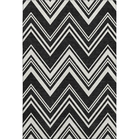 Dalyn The Reserve TR17 Black Rug main image