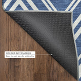 Dalyn The Reserve TR17 Blue Rug backing detail