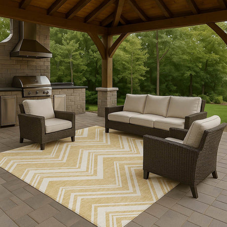 Dalyn The Reserve TR17 Honey Rug outdoor lifestyle image