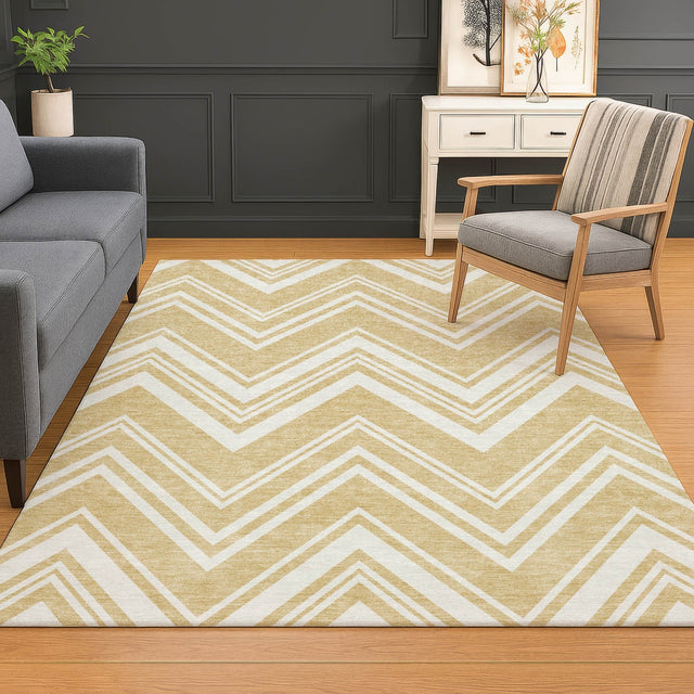 Dalyn The Reserve TR17 Honey Rug shown in a room