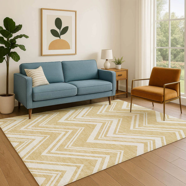 Dalyn The Reserve TR17 Honey Rug shown in a room