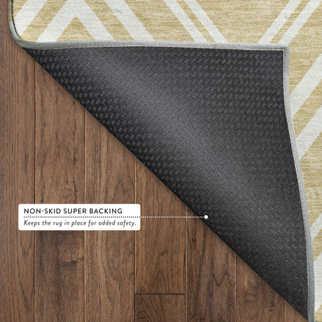 Dalyn The Reserve TR17 Honey Rug backing detail