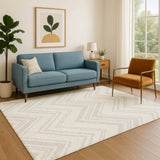 Dalyn The Reserve TR17 Ivory Rug shown in a room