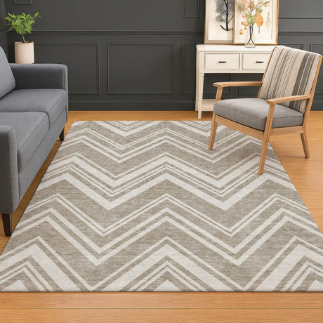 Dalyn The Reserve TR17 Khaki Rug shown in a room