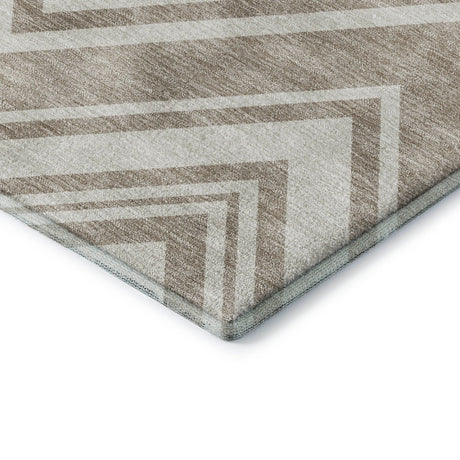 Dalyn The Reserve TR17 Khaki Rug corner detail