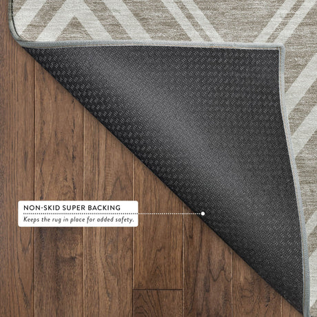 Dalyn The Reserve TR17 Khaki Rug backing detail
