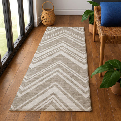 Dalyn The Reserve TR17 Khaki Rug shown in a room