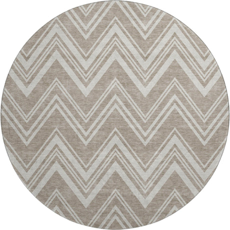 Dalyn The Reserve TR17 Khaki Rug round rug