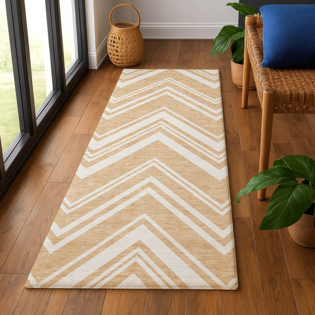 Dalyn The Reserve TR17 Peach Rug shown in a room