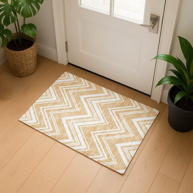 Dalyn The Reserve TR17 Peach Rug shown in a room