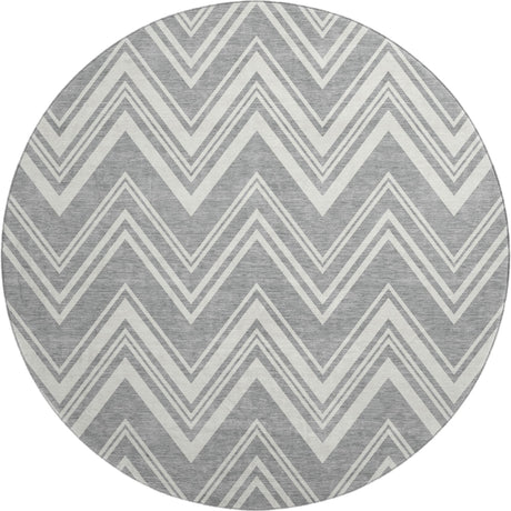 Dalyn The Reserve TR17 Pewter Rug round rug