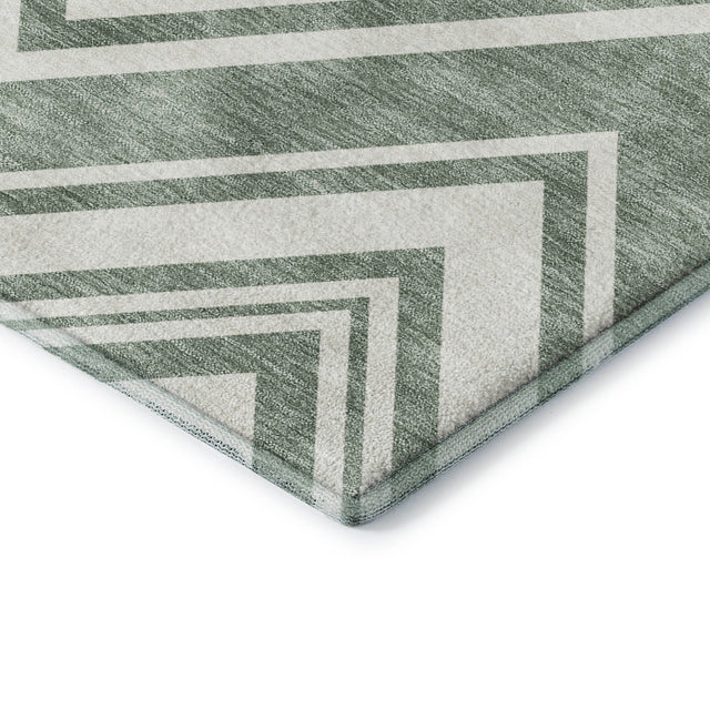 Dalyn The Reserve TR17 Sage Rug corner detail