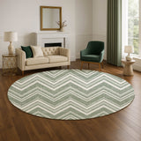 Dalyn The Reserve TR17 Sage Rug shown in a room