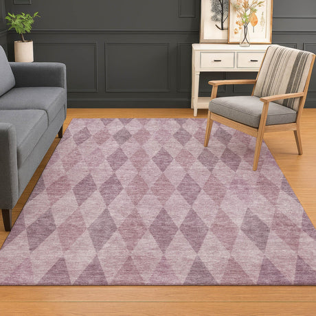 Dalyn The Reserve TR2 Blush Rug shown in a room