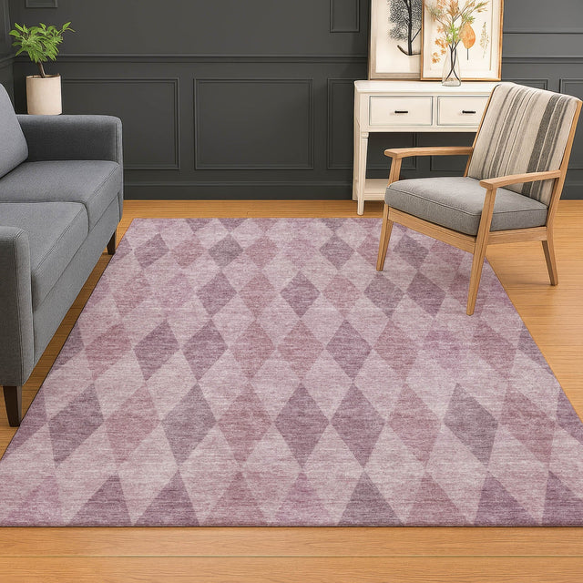 Dalyn The Reserve TR2 Blush Rug shown in a room
