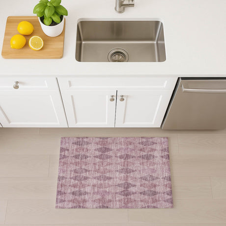Dalyn The Reserve TR2 Blush Rug shown in a room