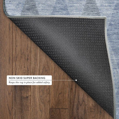 Dalyn The Reserve TR2 Denim Rug backing detail