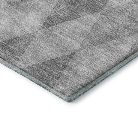 Dalyn The Reserve TR2 Gray Rug corner detail
