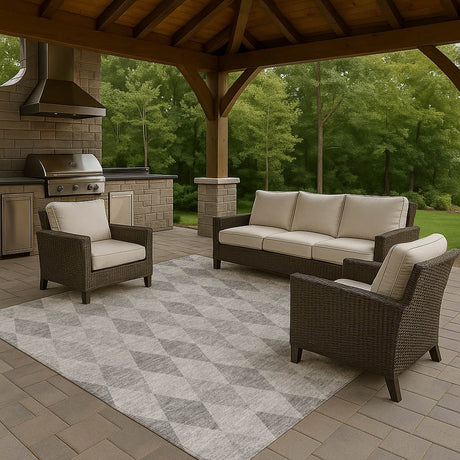 Dalyn The Reserve TR2 Gray Rug outdoor lifestyle image