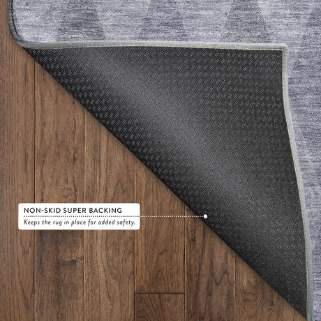 Dalyn The Reserve TR2 Lavender Rug backing detail