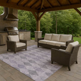 Dalyn The Reserve TR2 Lavender Rug outdoor lifestyle image