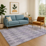 Dalyn The Reserve TR2 Lavender Rug shown in a room