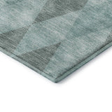 Dalyn The Reserve TR2 Teal Rug corner detail