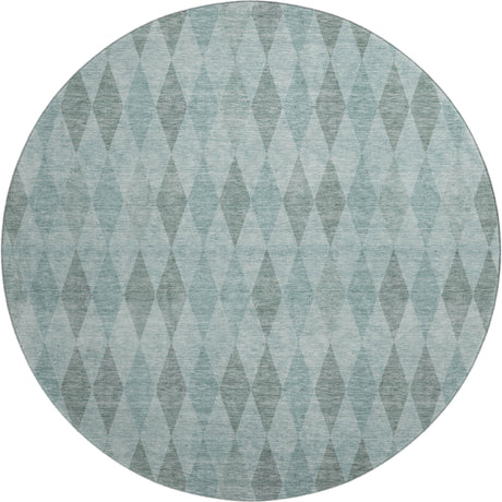 Dalyn The Reserve TR2 Teal Rug round rug