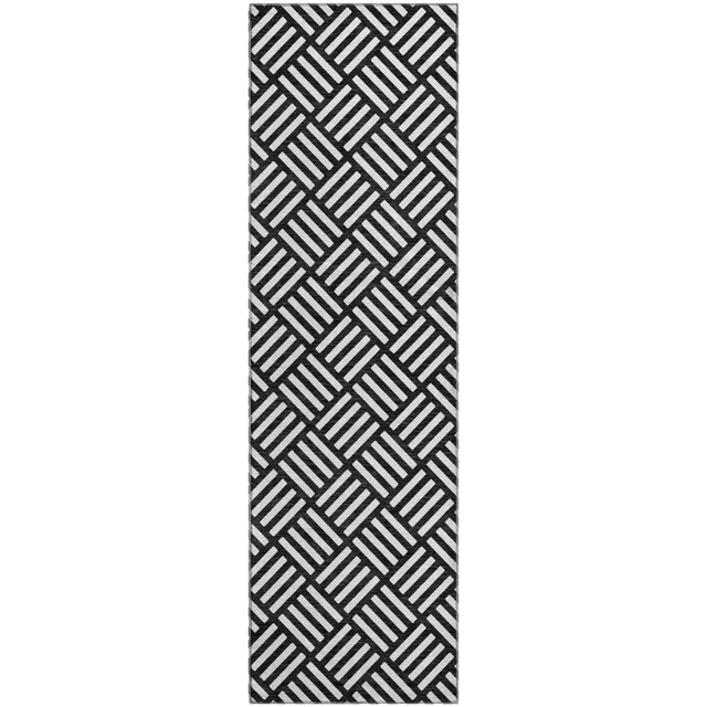 Dalyn The Reserve TR3 Black Rug runner rug