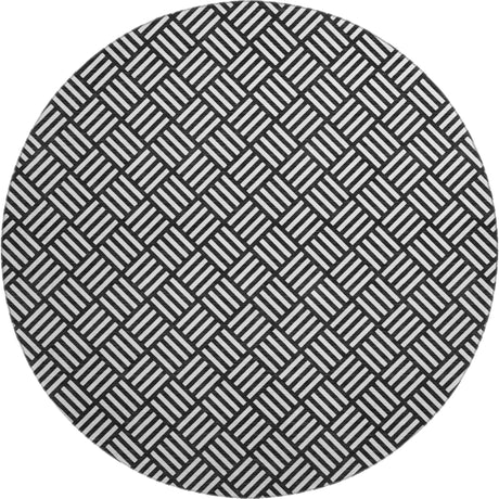 Dalyn The Reserve TR3 Black Rug round rug