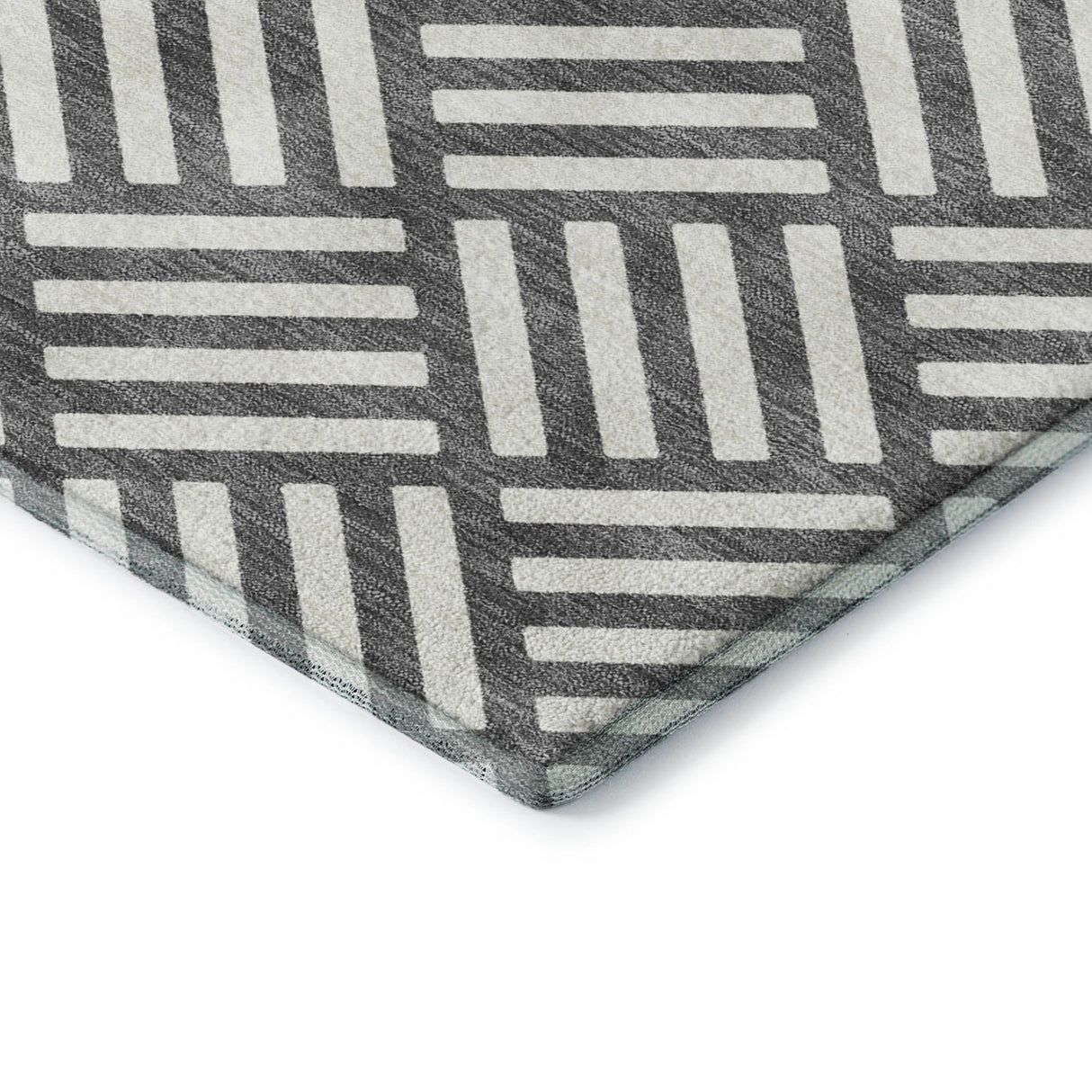 Dalyn The Reserve TR3 Charcoal Rug corner detail